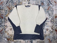🇯🇵全新 Needles Rebuild fishermans covered sweater Grey size M not Uniqlo madness Barbour JJJJound See 