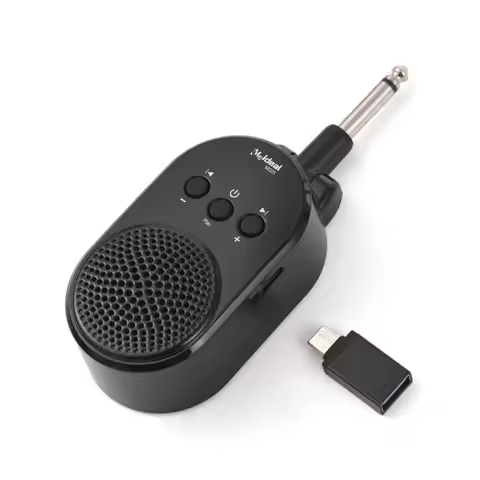5W Guitar Amp BT Portable Plug-in Speaker for All Electric Guitars Wind Instruments Type-C Rechargea