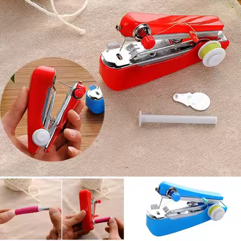 Simple operation sewing tool 1 portable mini manual machine sewing fabric hand sewing tool LYQ porta