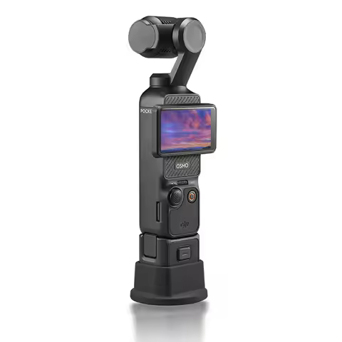Desktop Stand Holder For DJI Osmo Pocket 4 Pocket 3 Anti Slip Fixed Camera Expansion Bracket Base Fo