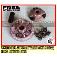 WMOTO RT3 Front Pulley Set Original Variator Set Mangkok CVT Pulley WMOTO RT3s Original Spare Parts