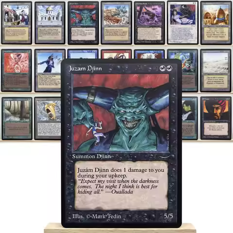 BETA NORMAL3-001 Tcg proxy magical cards Diamond Valley Erhnam Djinn aladdin Force of Will Vampiric 