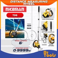 Mytools NICEMAN Distance Measuring Wheel T06 Telescopic Handle 157cm/6-inch