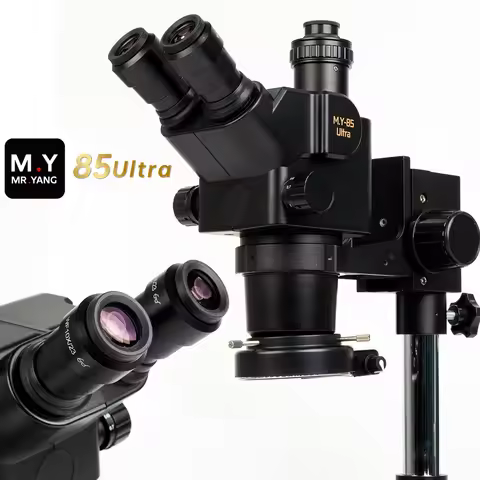 YCS Mr.Y 85Ultra Microscope Continuous Zoom 6.3X-68X 4K Camera Kit for Mobile Phones PCB Electronics