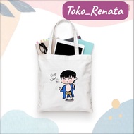 Bag Totebag hwang in yeop okay dokey PNG Baby Canvas Simple Design Women's Fashion Bag Toko_Arsha