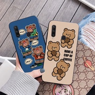 Huawei y6p / huawei y6p 2020 case with cute bear print