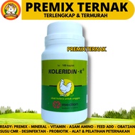 PUTIH HIJAU Cholesterol K 100caplets - Medicine For Chicken Birds Diarrhea Green White Cholera NE Capsules