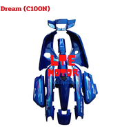 ชุดสี เฟรม Honda DREAM (C100N) ดรีมท้ายมน dream c100n ชุด 11 ชิ้น รถปี 1992-2994  ติดสติกเกอร์ พร้อม