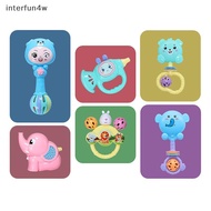 interfun4w 1/7PCS Newborn Sensory Teether Baby Development Games Baby Rattles Toys Educational Infan