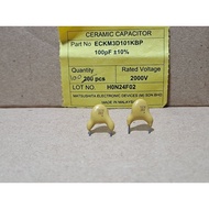 Ceramic Capacitor 100 Pf Original 2 KV/.