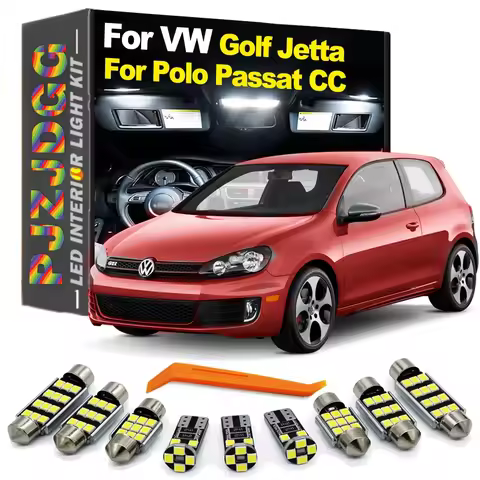 Full Car Bulb LED Interior Trunk Reading Light Kit For VW Volkswagen Golf Jetta 3 4 5 6 7 Passat B5 
