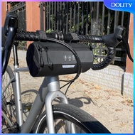 [dolity] Bike Handlebar Bag Handle Handy Storage Bag Professional Cylinder Bike Frame Bag