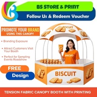 Modern Tension Fabric Canopy Booth Promotion Event Exhibition Roadshow Booth Custom Printing Display
