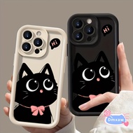 Cute Couple Black Cat Phone Case For Realme Narzo 70X 70 30 Pro 60X 50 50A Prime N65 N55 N53 Note 60