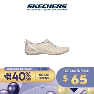 Skechers Online Exclusive Women Active Breathe-Easy Floral Stare Shoes - 100065-NAT Air-Cooled Memory Foam