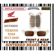 REBEL 300 500 17-21 CMX 500 HONDA BRAKE PADS SET SCOOTER SINTERED LONG LIFE DAYTONA