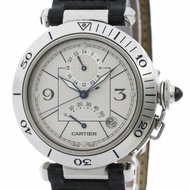 拋光 CARTIER Pasha 38 GMT 動力儲存自動腕錶 W3103755 BF571734