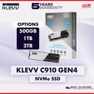 KLEVV C910 PCIE GEN4X4 M.2 2280 NVME SSD (500GB / 1 TB / 2TB) #SSD #NVME #PCULEGACY #KLEVV