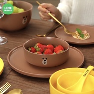 (A0157) Official Line friends dinnerware 8 plates