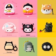For GOOJODOQ J201 Earphone Case Cute music kulomi puppy