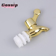 GOSSIP Glass Wine Bottle Faucet, Plastic Leak Proof Water Tank Faucet,  Gold With Filter Wine Valve