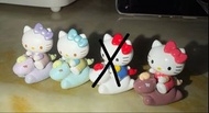 一套4款 Hello Kitty 扭蛋搖搖馬擺設 $5@1 