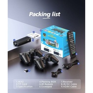 ISDB-T/DVB-T2 Konsol Permainan Kotak TV 4K Sistem Dwi Pemain Dwi Wayarles Android