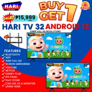 BUY 1 TAKE 1 HARI TV 32inch Smart Android 12 w/ BLUETOOTH