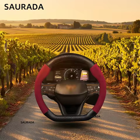 38cm Car Steering Wheel Cover For Seat Cupra Leon Mk3 Mk2 5f Ibiza 6j 6l Ateca FR Formentor 38cm Sue
