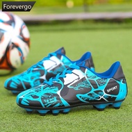 FOREVERGO 1 Pair Sports Soccer Shoes Anti-Slip Wear-Resistant AG/TF Studs Grass Training Sports Shoe