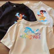 &COD RINA STUDIO 4-Person Family Set Round Neck Short-Sleeved T-Shirt Cotton Printed With Songkran D