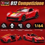 Bburago 1:64 genuine Ferrari SP1 812 COMPETIZIONE ENZO F40 F12TDF SF90 car model series children's C
