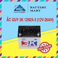 Bình Ắc Quy Dùng Cho Máy Bơm Chữa Cháy 12V-26Ah Ắc Quy 3K 12N24-3