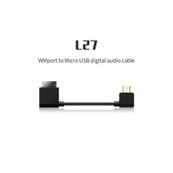 FIIO L27 WMport to Micro USB Digital Audio Cable for ZX300A Q1 Mark II Q5