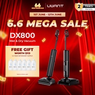 Uwant DX800 Steam Wet Dry Vacuum Cleaner | 160°C Steam Sterilize | 80°C Hot Water Mop | 180° Lie Fla
