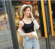 เสื้อสายเดี่ยว บังทรงสปอร์ตบราแฟชั่น ใส่ออกกำลังกาย ใส่เล่นโยคะ ชุดชั้นในผู้หญิง เสื้อซับใน อกเว้า แ