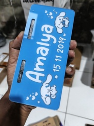 PLAT SEPEDA LISTRIK KARAKTER HELLO KITTY