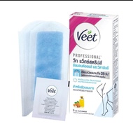[Exp.01/2027] Veet PROFESSIONAL Wax Strips Almond oil and Vitamin E 6 Pcs. Wheat