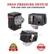 SWAN Pressure Switch For Air Compressor 15HP 20HP LPS-3W Compressor Pressure Switch Pressure Control