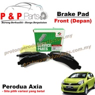 Front Brake Pad Depan - Perodua Axia - Original Perodua / TRW