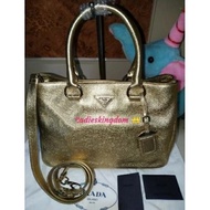 SALE NEW Tas Branded Wanita PRADA VITELLO DAINO Original AUTHENTIC