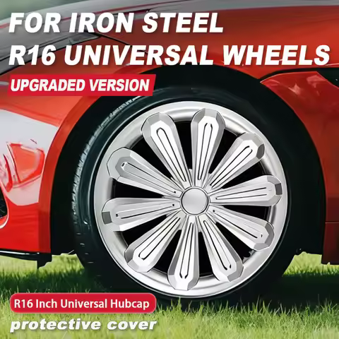 4PCS Universal Snap Wheel Cover Hubcap R16 Inch Replacement Wheel Rim Cover PP Material Tire Accesso