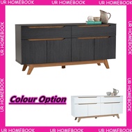 Ur Homebook - MANDO 1.6M Sideboard With Drawer / Display Cabinet / Minimalist Sideboard / Muji Style Sideboard / Kitchen Cabinet / Dining Room Cabinet / Living Room Cabinet / Kabinet Dapur / Almari Dapur / 餐具柜 / 简约日系风抽屉厨房