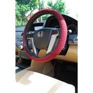 Car Steering Cover 38CM Stering Cover Breathable Steering Wheel Cover PU Leather Axia Myvi Saga For 