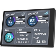 New 12cm Secondary Screen IPS TYPEC Secondary Screen Chassis Computer Monitoring usb Secondary Scree