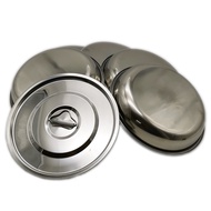 [Ode To Cherish] A009 304 Stainless Steel Dinner Plate 24cm Pot Lid 23cm Made In Taiwan Safe Non-Tox