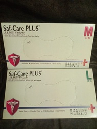 Saf-Care PLUS, Jude Thick Gloves，藍色防敏感即棄手套