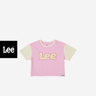 LEE KIDS เสื้อยืดแขนสั้นเด็กผู้หญิง คอลเลคชั่น Lee Fresh ทรง Crop LK S425GTSSN27