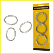 ℗ ◺ ✓ 3pcs Galvanized Iron Wires GI Wire Kawad Alambre