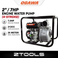 OGAWA 7HP Engine Water Pump (2") 4-Stroke Pam Air Kebun | Water Transfer Pump | Booster Pump
